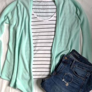 Mint Cardigan-Small; SUPER SOFT